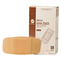 HART Sheer Large Patch Adhesive Bandages