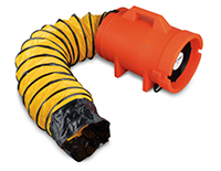 8 Inch (in) Axial Alternating Current (AC) Plastic Mini-Pak Blowers
