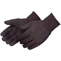 Brown Jersey Gloves
