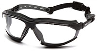 Clear H2MAX Anti-Fog Lenses with Black Frame