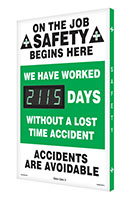 Digi-Day® Electronic Safety Scoreboards