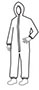 DuPont™ Tyvek® 400 Coverall with Attached Hood (Respirator Fit) - 2