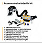 3M™ Versaflo™ TR-800-HIK Heavy Industry Powered Air Purifying Respirator (PAPR) Kits - 6