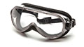 Clear H2X Anti-Fog Top Shelf Chemical Splash Goggles with Foam Padding